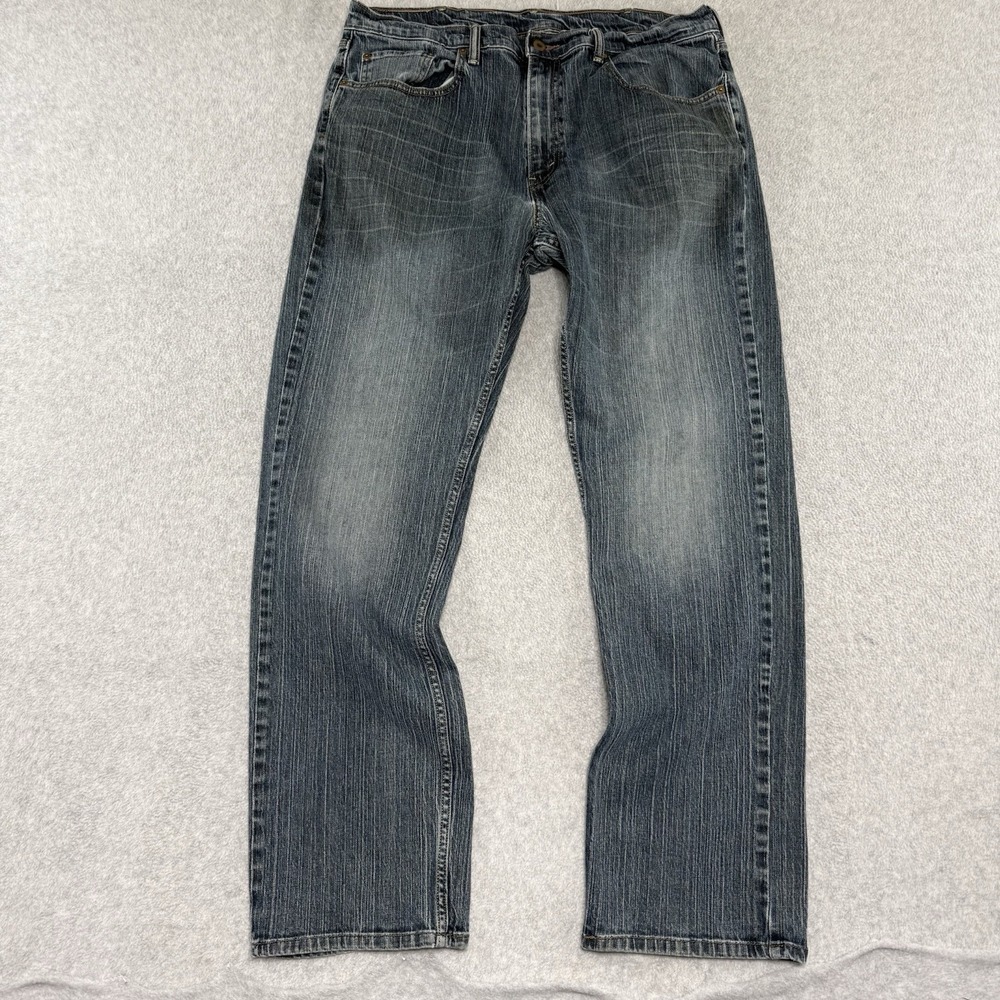 LEVI'S 559 Jeans Men 36x34 Straight Fit Blue Denim Baggy Y2k Grunge Wide 2000s